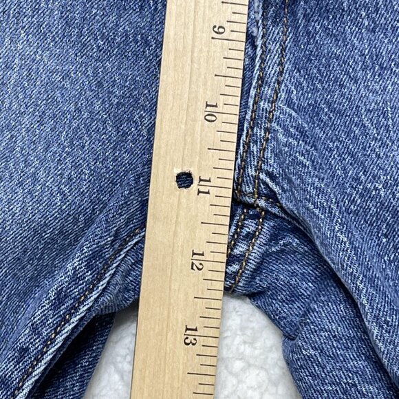 Levis 501 Jeans Womens 29x32 Blue Original Fit Button Fly Straight Leg High Rise - Picture 7 of 13